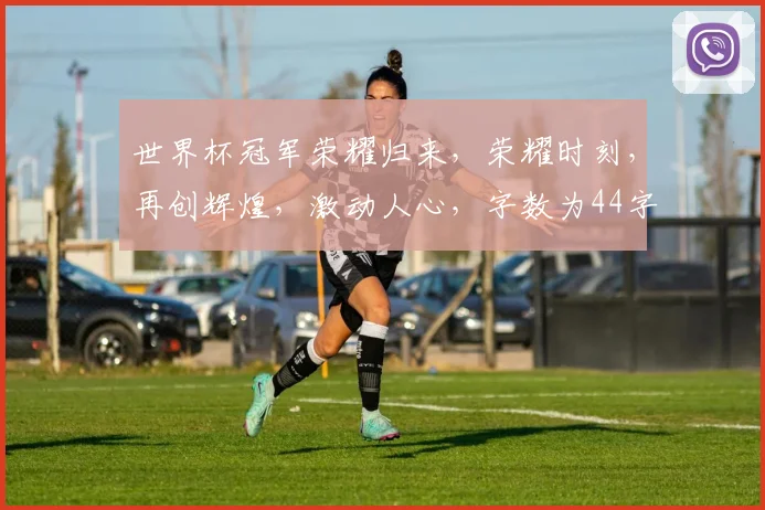 世界杯冠军荣耀归来，荣耀时刻，再创辉煌，激动人心，字数为44字。